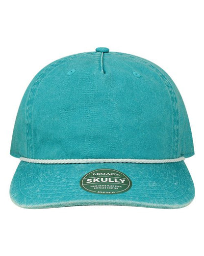 Legacy Skully Rope Cap - Aqua