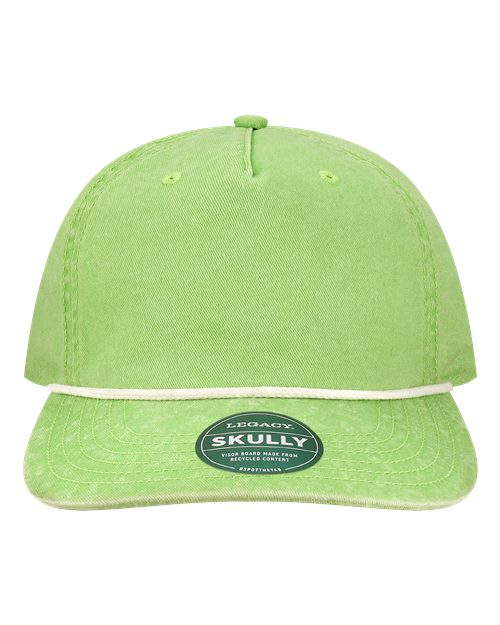 Legacy Skully Rope Cap - Lime Green
