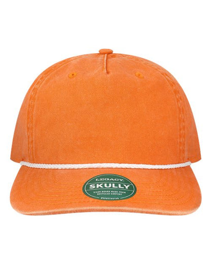 Legacy Skully Rope Cap - Tangerine Orange