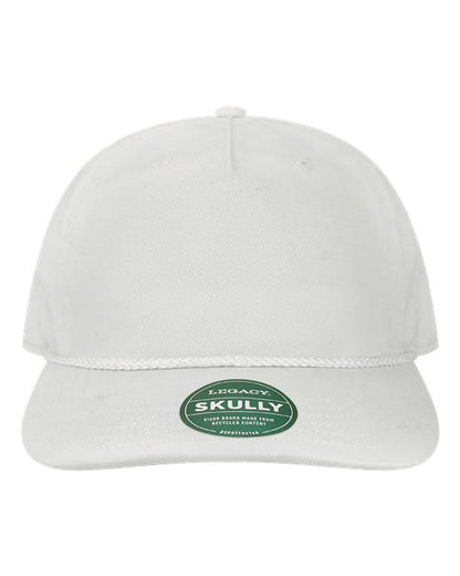 Legacy Skully Rope Cap - White