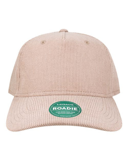 Legacy Five-Panel Adjustable Cap - Dusty Rose Corduroy