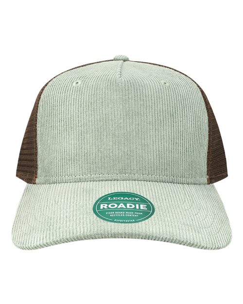 Legacy Five-Panel Adjustable Cap - Sawgrass Corduroy/ Brown