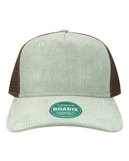 Legacy Five-Panel Adjustable Cap - Sawgrass Corduroy/ Brown