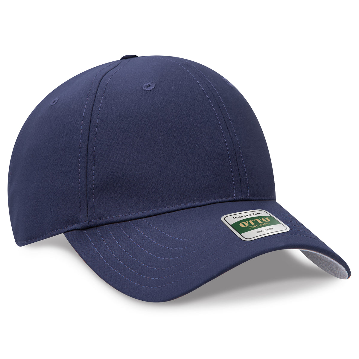 Otto Cap 119 Comfy Fit Club Collection 6 Panel Low Profile Cap - Navy
