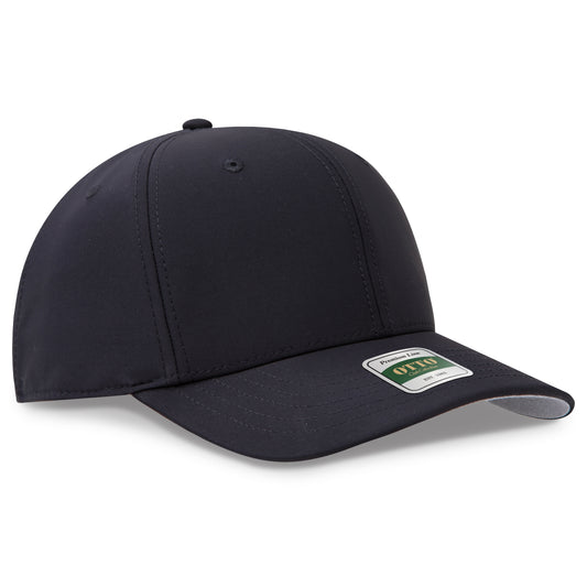 Otto Cap 123 Comfy Fit Club Collection 6 Panel Pro Style Cap - Black