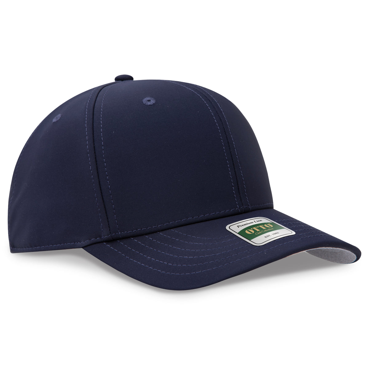 Otto Cap 123 Comfy Fit Club Collection 6 Panel Pro Style Cap - Navy