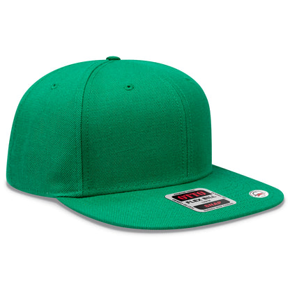 Otto Cap 125 Otto Snap 6 Panel Pro Style Snapback Hat - Kelly