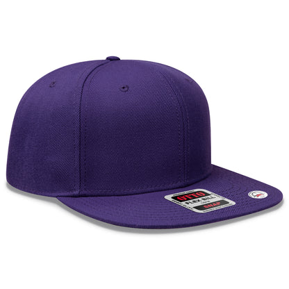Otto Cap 125 Otto Snap 6 Panel Pro Style Snapback Hat - Purple