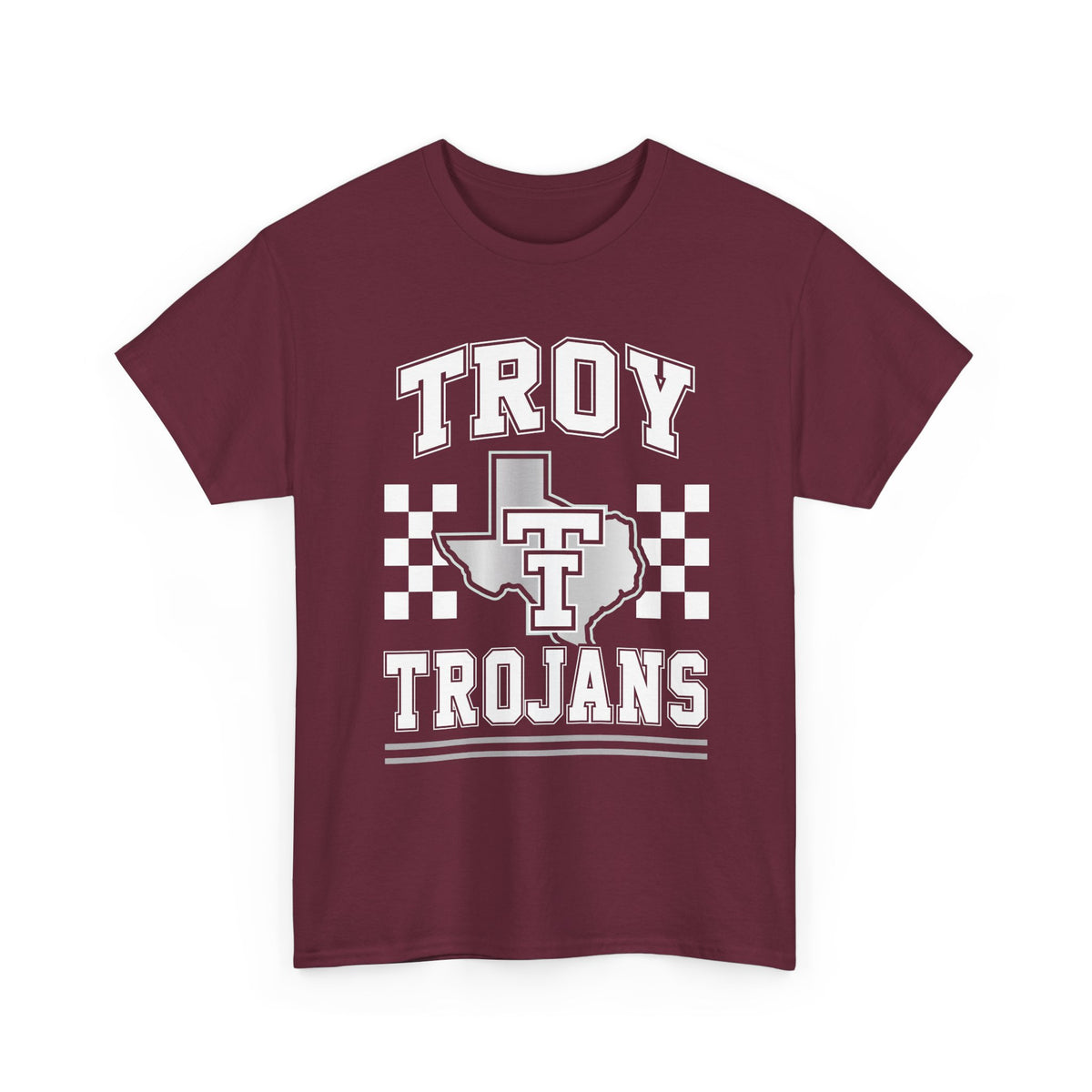Troy Trojans Logo T-Shirt - Maroon