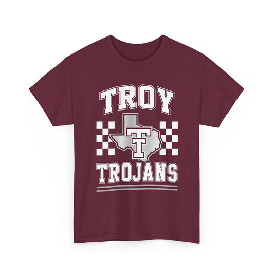 Troy Trojans Logo T-Shirt - Maroon