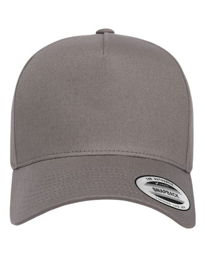 YP Classics Retro Cotton Blend Snapback Cap - Grey