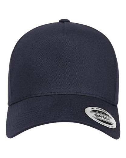 YP Classics Retro Cotton Blend Snapback Cap - Navy