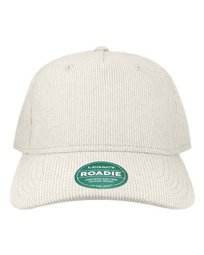 Legacy Five-Panel Adjustable Cap - Ivory Corduroy