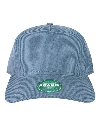 Legacy Five-Panel Adjustable Cap - Ocean Corduroy