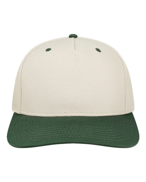 Legacy Heritage Twill Cap - Stone/ Dark Green