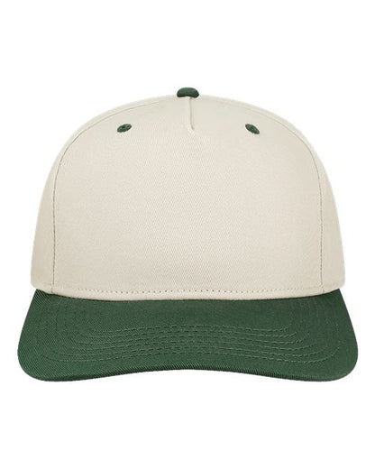 Legacy Heritage Twill Cap - Stone/ Dark Green