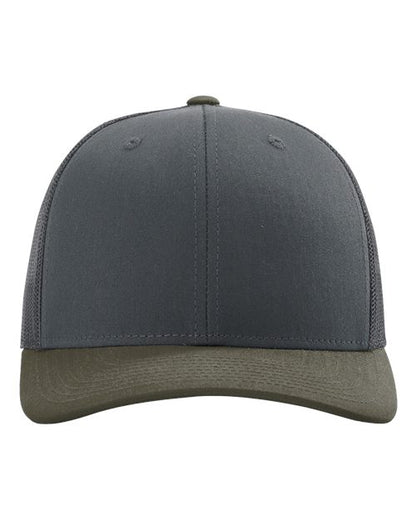 Snapback Trucker Cap - Gunmetal/ Chocolate Chip CMB
