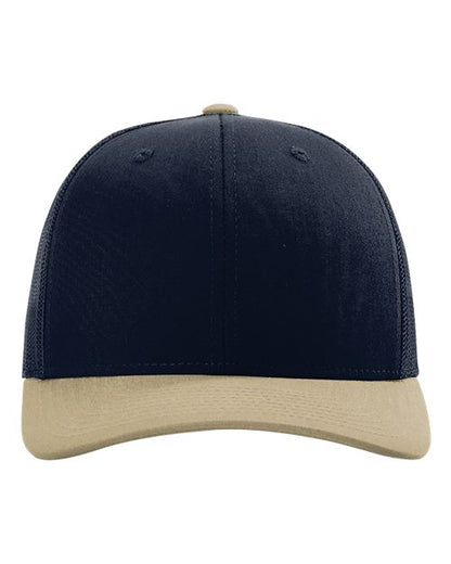 Snapback Trucker Cap - Navy/ Khaki CMB