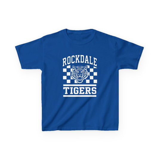 Rockdale Tigers Kids T‑Shirt — Youth School Spirit Tee - Royal