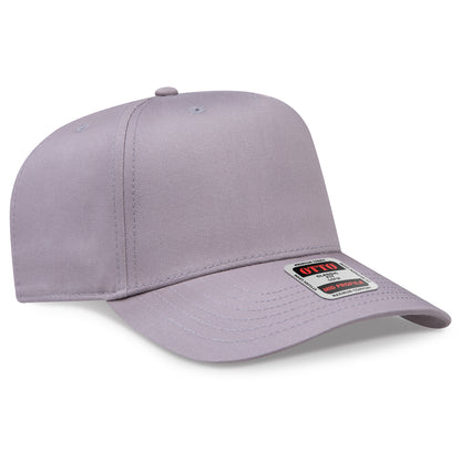 Otto Cap 31-069 5 Panel Mid Profile Baseball Cap - Gray