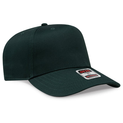 Otto Cap 31-069 5 Panel Mid Profile Baseball Cap - Dark Green