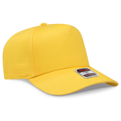 Otto Cap 31-069 5 Panel Mid Profile Baseball Cap - Yellow