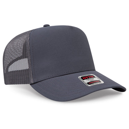 Otto Cap 32-285 5 Panel Mid Profile Mesh Back Trucker Hat