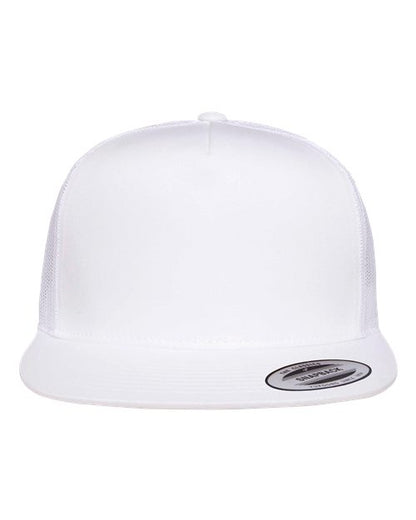 YP Classics Classic Five-Panel Trucker Cap - White