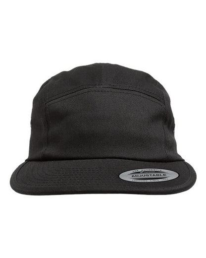 YP Classics Classic Jockey Flat Bill Cap - Black