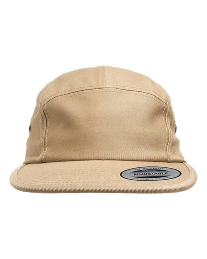 YP Classics Classic Jockey Flat Bill Cap - Khaki