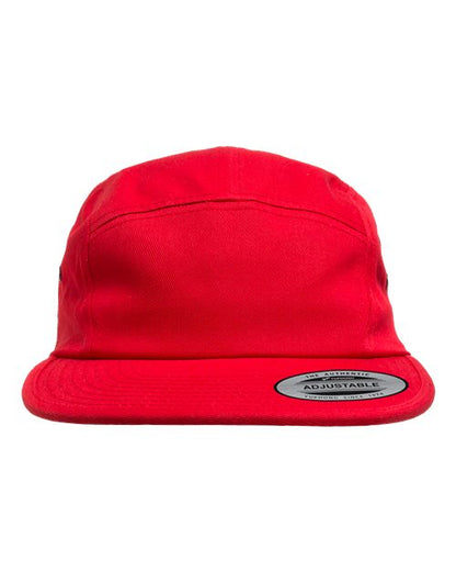 YP Classics Classic Jockey Flat Bill Cap - Red