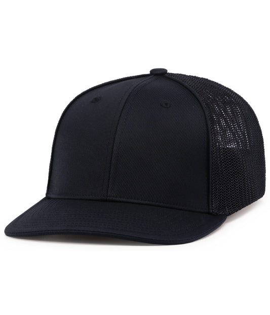 Pacific Headwear Trucker Flexfit Cap - BLACK