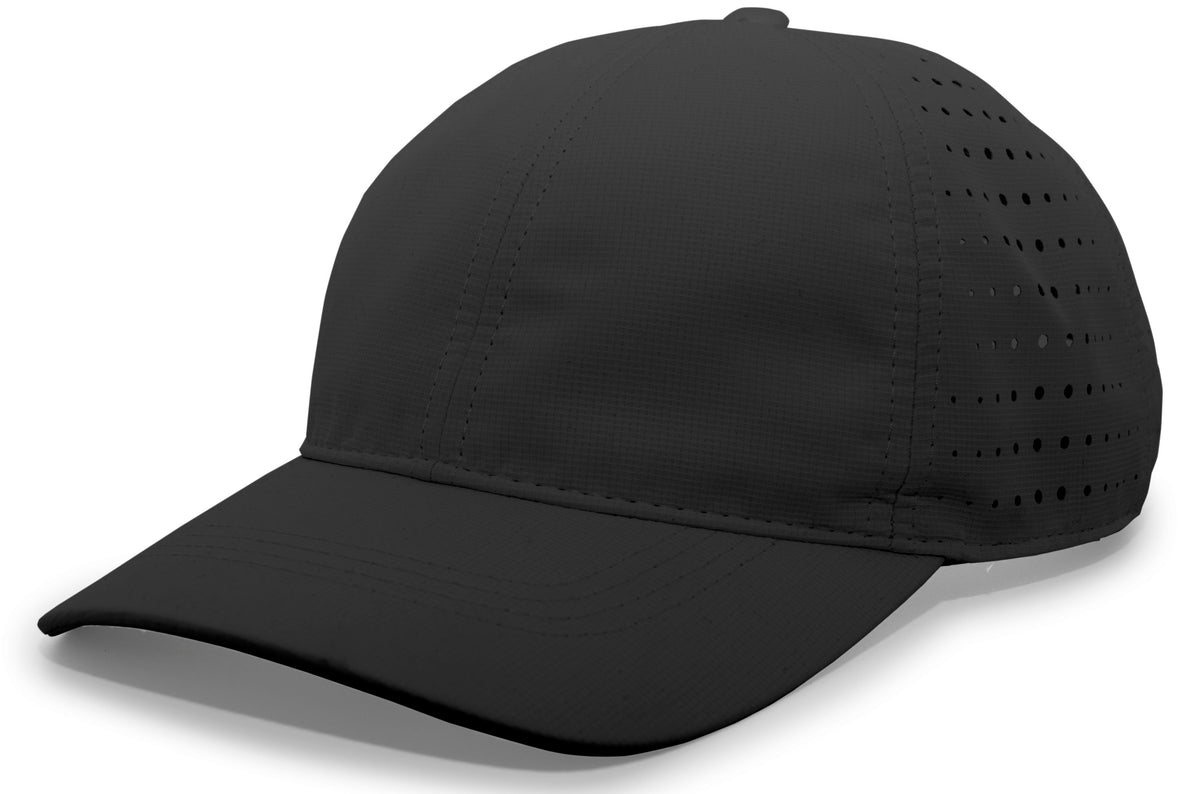 Pacific Headwear Lite Series Perforated Cap - BLACK