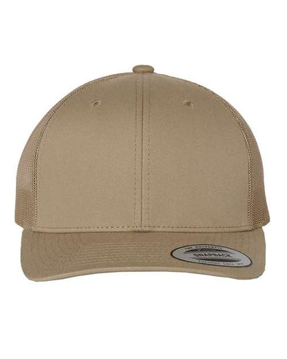 YP Classics Retro Trucker Cap - Khaki