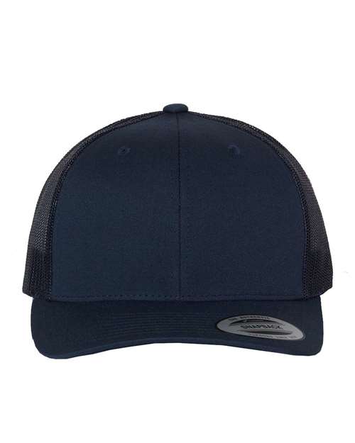 YP Classics Retro Trucker Cap - Navy