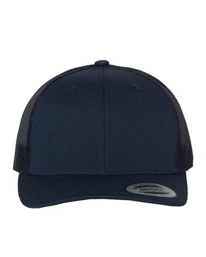 YP Classics Retro Trucker Cap - Navy