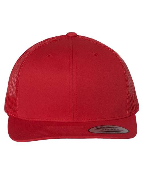 YP Classics Retro Trucker Cap - Red