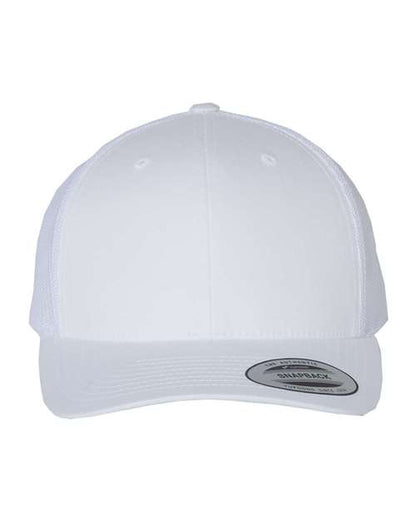 YP Classics Retro Trucker Cap - White