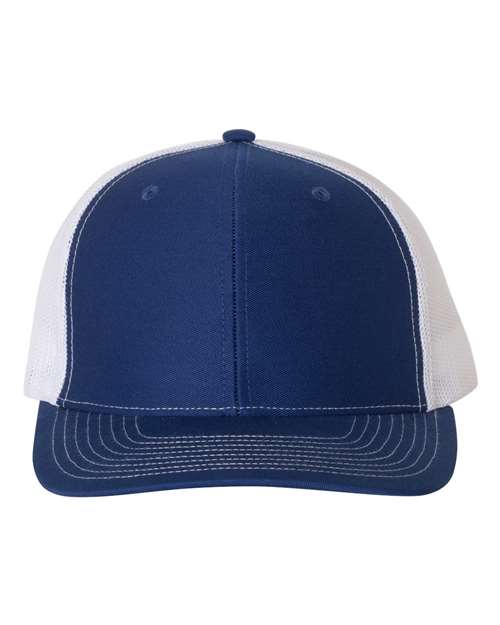 Richardson 112 Snapback Trucker Cap - Royal/ White