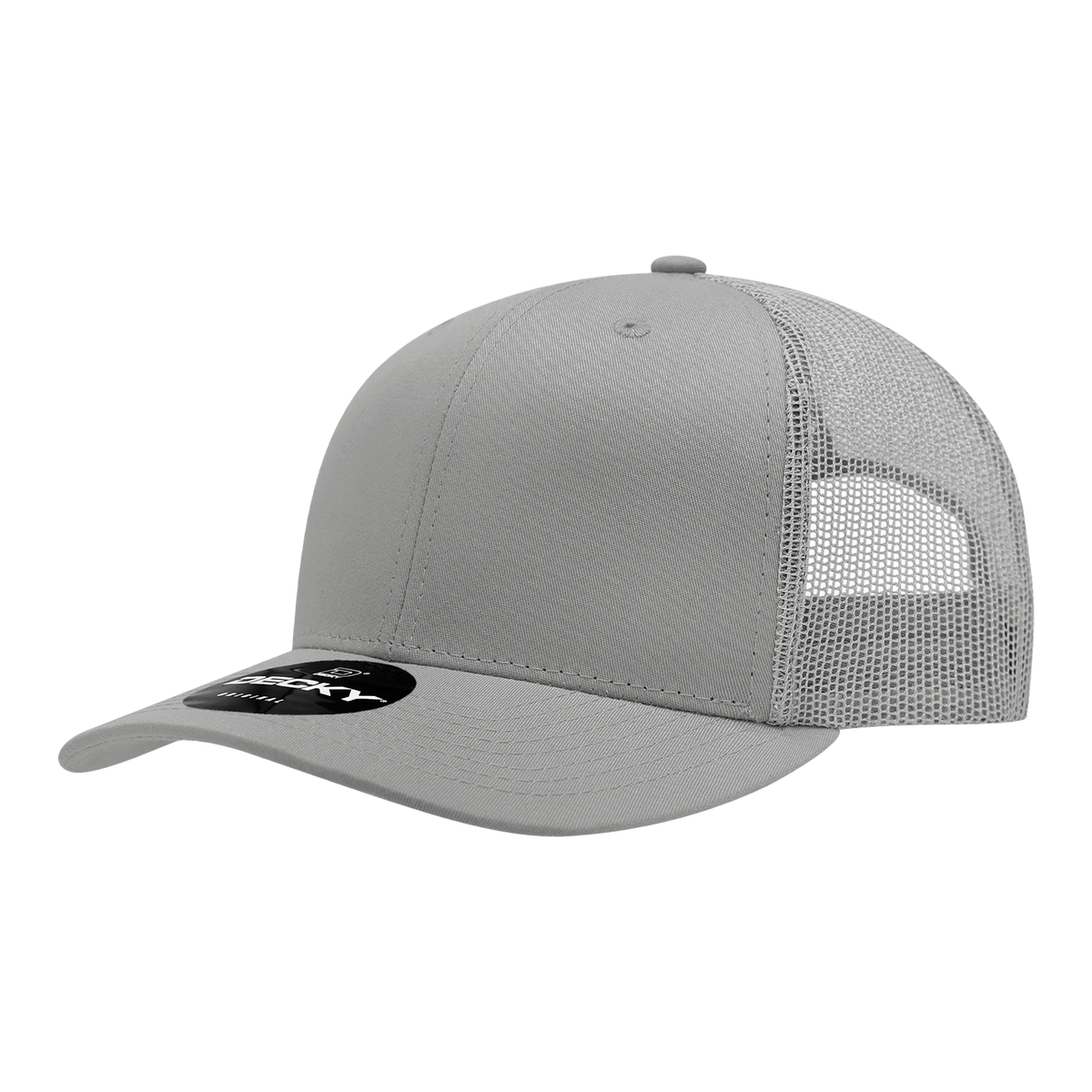 Decky 6021 6 Panel Mid Profile Classic Trucker - GRY