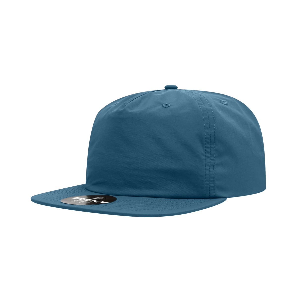 Decky 6050 5 Panel Half Dome Profile Relaxed Nylon Surf Hat - Pacific