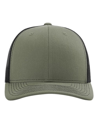 Richardson 112 Snapback Trucker Cap - Loden/ Black