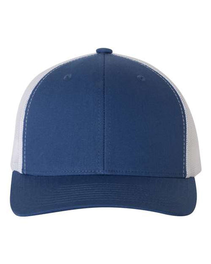 YP Classics Retro Trucker Cap - Royal/ White