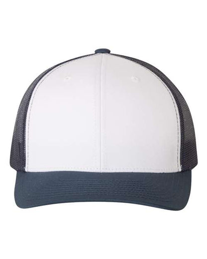 YP Classics Retro Trucker Cap - Navy/ White/ Navy