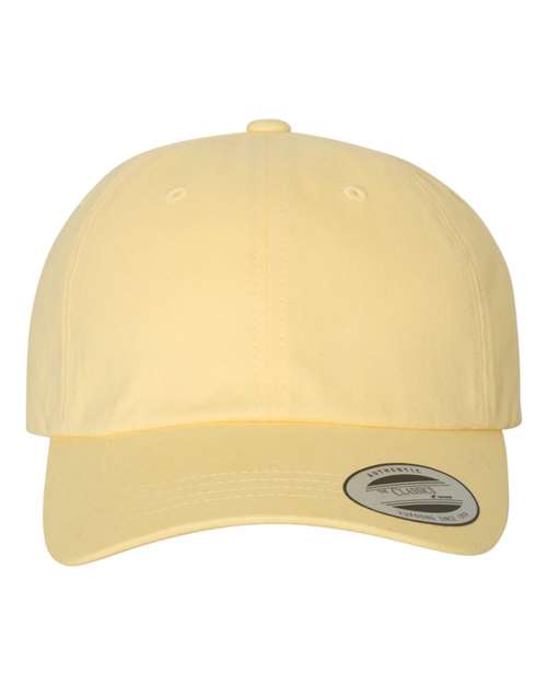 YP Classics Peached Cotton Twill Dad Hat - Yellow