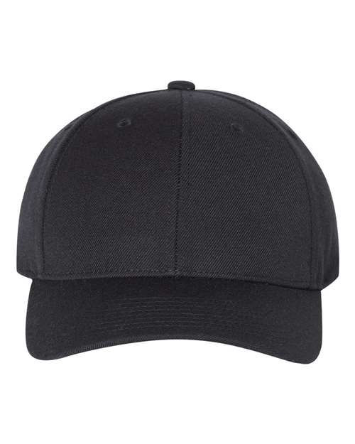 YP Classics Premium Curved Bill Snapback Cap - Black