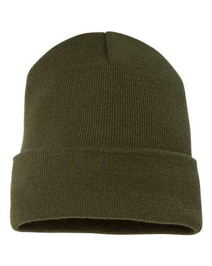 YP Classics Cuffed Beanie - Olive