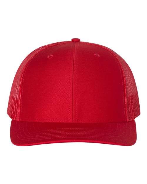 Richardson 112 Snapback Trucker Cap - Red