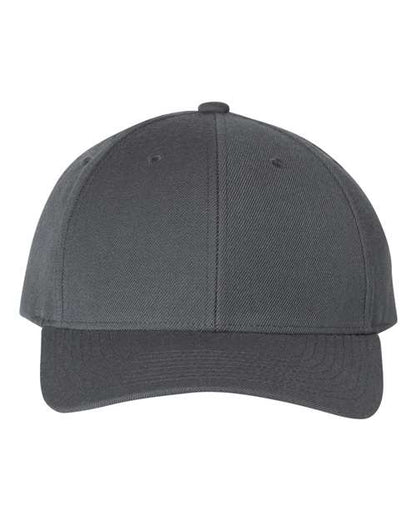 YP Classics Premium Curved Bill Snapback Cap - Dark Grey