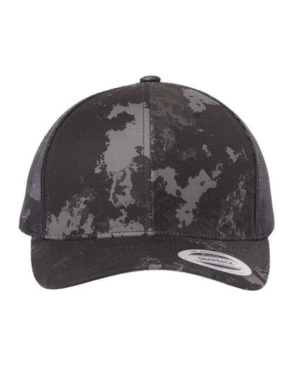 YP Classics Retro Trucker Cap - Poseidon Black